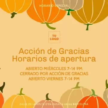 Editar plantillas de Accion de Gracias