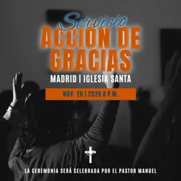Editar plantillas de Accion de Gracias