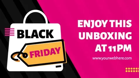 Edit your Black Friday template