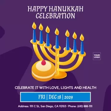 Create a Hanukkah design