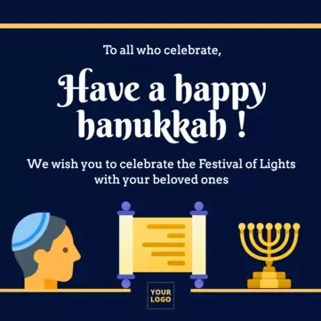 Create a Hanukkah design