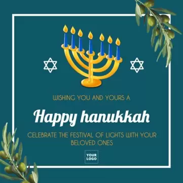 Create a Hanukkah design