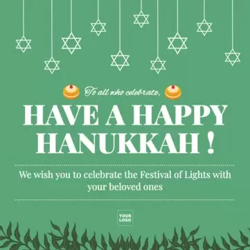 Create a Hanukkah design