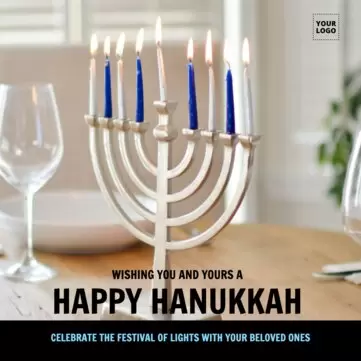 Create a Hanukkah design