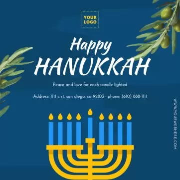 Create a Hanukkah design
