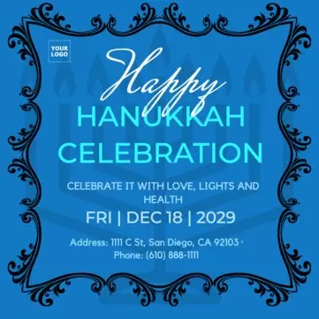 Create a Hanukkah design