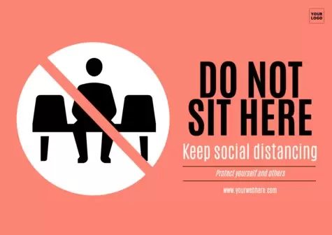 Modifiez un panneau Défense de s'asseoir