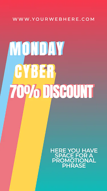 Customize your Cyber Monday banner