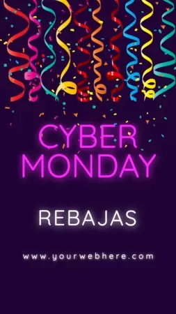 Personaliza tu banner para Cyber Monday