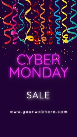 Personalize seu banner para a Cyber Monday