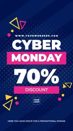 Customize your Cyber Monday banner