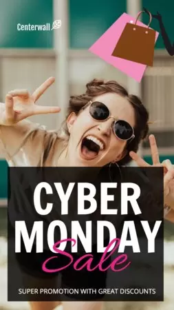 Personalisiere deinen Cyber Monday-Banner