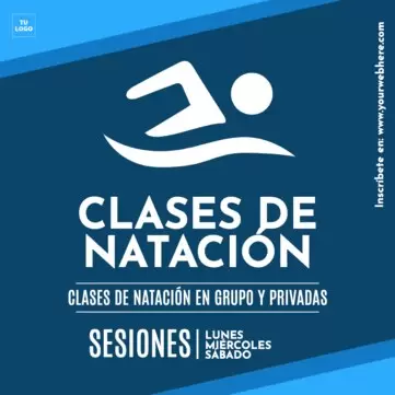 Editar un anuncio para clases de natación