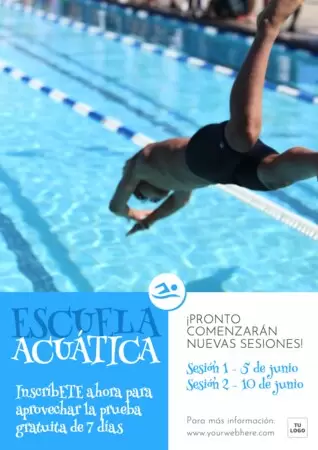 Editar un anuncio para clases de natación