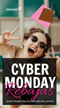 Personaliza tu banner para Cyber Monday