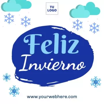 Editar una plantilla del Primer Día de Invierno