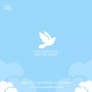 Publicar um cartaz do Dia da Paz