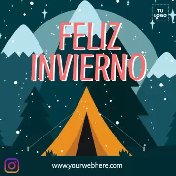 Editar una plantilla del Primer Día de Invierno