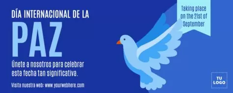 Editar un cartel del Día de la Paz