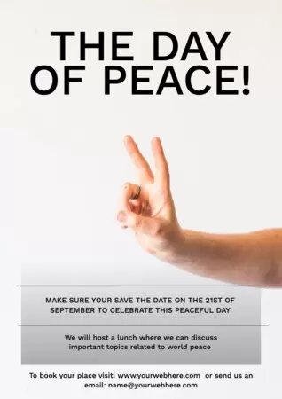 Modifica un'immagine per la Giornata della Pace