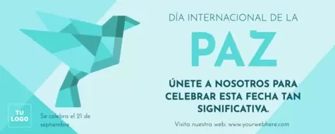 Editar un cartel del Día de la Paz