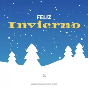 Editar una plantilla del Primer Día de Invierno