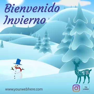 Editar una plantilla del Primer Día de Invierno