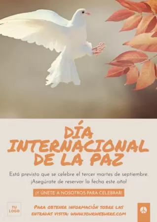 Editar un cartel del Día de la Paz