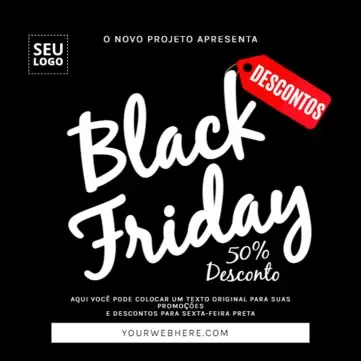 Crie seu cartaz de liquidação