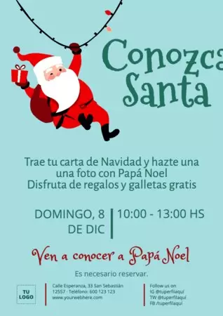 Descargar gratis un diseño de Papá Noel