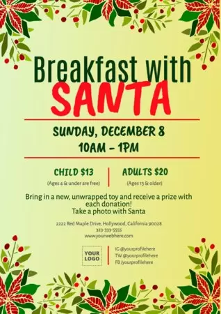 Edite um design de Papai Noel