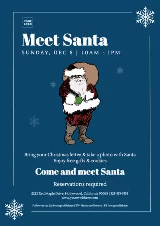 Edite um design de Papai Noel