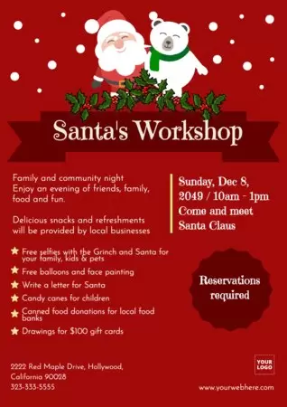 Edite um design de Papai Noel