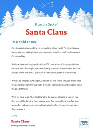 Edite um design de Papai Noel