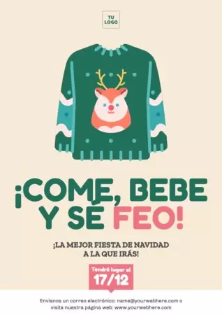 Editar una invitación del Jersey Feo