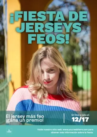 Editar una invitación del Jersey Feo