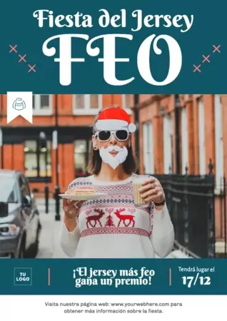 Editar una invitación del Jersey Feo