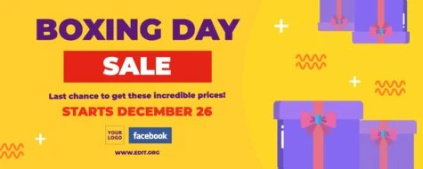 Edit a Boxing Day flyer