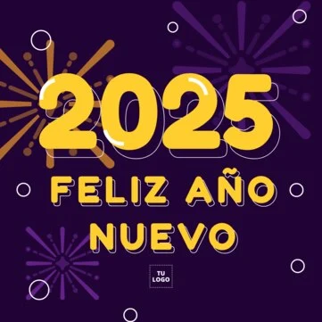 Edita un diseño de Año Nuevo