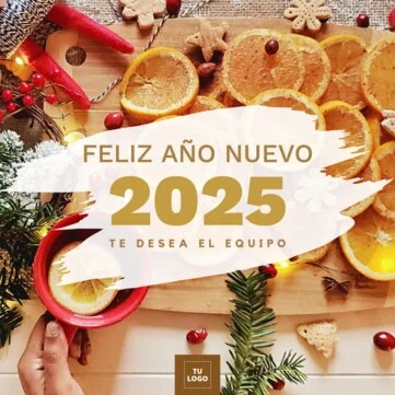 Edita un diseño de Año Nuevo