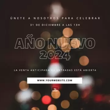 Edita un diseño de Año Nuevo