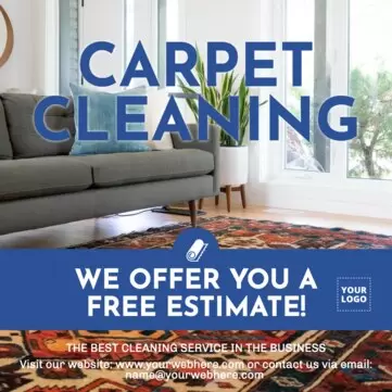 Edit a carpet cleaning image