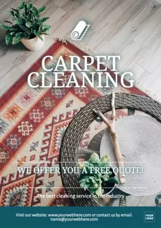 Edit a carpet cleaning image