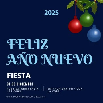 Edita un diseño de Año Nuevo