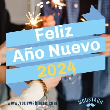 Edita un diseño de Año Nuevo