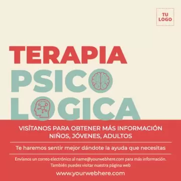 Edita un diseño de psicología