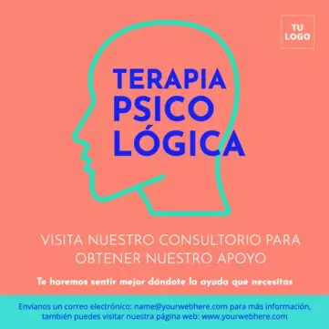 Edita un diseño de psicología