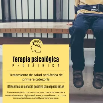 Edita un diseño de psicología