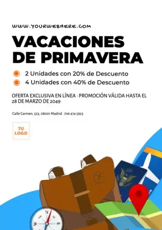 Edita una plantilla de campamento de verano