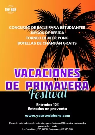 Edita un cartel para tu evento